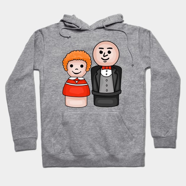 Annie and Daddy Warbucks Hoodie by Slightly Unhinged